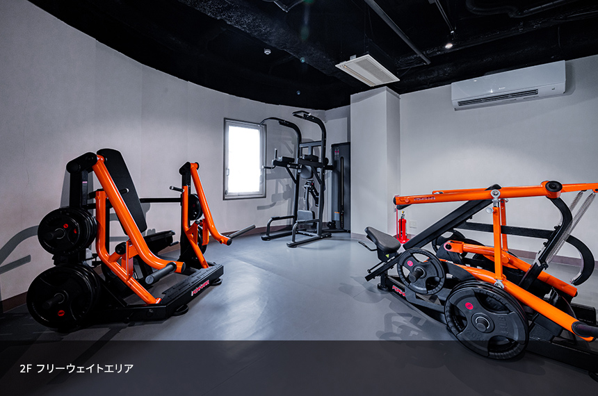 2F フリーウェイトエリア